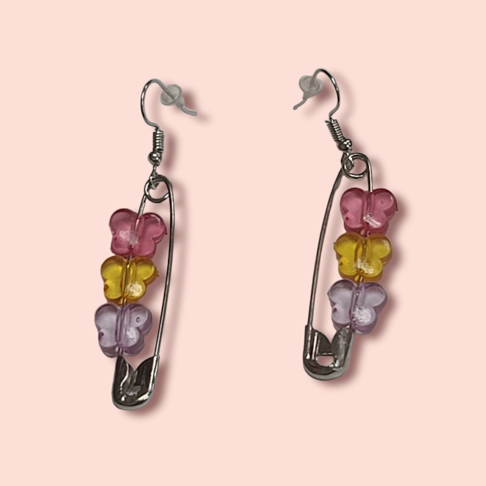 Kawaii Safery Pin Earrings